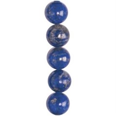 6mm Round gemstone bead Lapis Lazuli  'B' 40cm strand