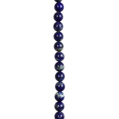 8mm Round Gemstone Bead Lapis Lazuli 40cm strand