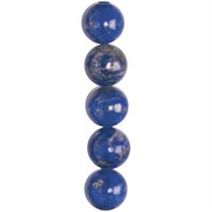 10mm Round gemstone bead Lapis Lazuli 40cm strand