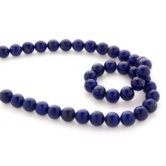 10mm Round gemstone bead Lapis Lazuli 'A'  40cm strand