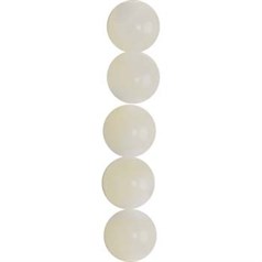 4mm Round shaped Mother of Pearl (MOP) shell bead 40cm strand