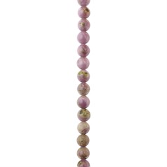 6mm Round Phosphosiderite gemstone bead 40cm strand
