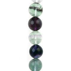 4mm Round gemstone bead Fluorite Rainbow  'AA'  40cm strand