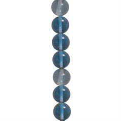 6mm Round gemstone bead Fluorite Blue/Green  'AA'  40cm strand