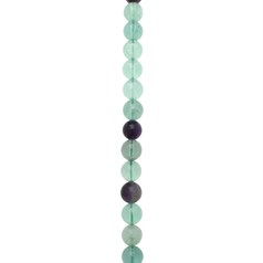 10mm Round gemstone bead Fluorite Rainbow 40cm strand