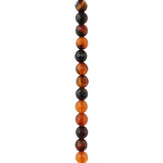 6mm Facet  gemstone bead Banded Agate Multi Colour (Dyed)  40cm strand