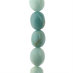 Tumbled Baroque 14/16mm x 18/22mm gemstone beads Amazonite Chinese 'A'  Quality 40cm