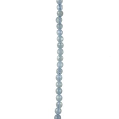 4mm  Blue Lace Agate 'A' Quality Faceted Round 40cm Strand