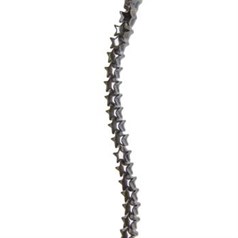 6mm Puffed Star Hematine Superior 40cm shaped bead strand
