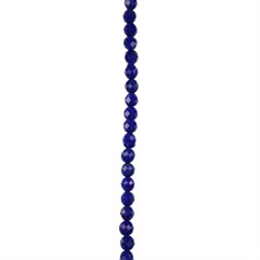 4mm Lapis 'AA' Quality Faceted Round Bead 40cm Strand