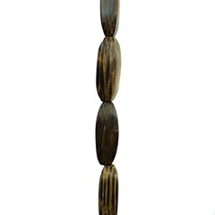 10x30mm Balimbing Patikan Wood Bead String 40cm