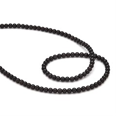 4mm Obsidian Round Bead 39cm Strand