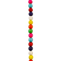 10mm Rainbow Howlite Melon Beads Mixed Colours
