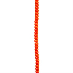 6mm Rainbow Howlite Rondelle Beads Orange 15.5"