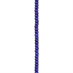 6mm Rainbow Howlite Rondelle Beads Blue 15.5"