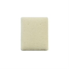 Pads Plain End Punched Ivory Velour ( Fits 8020 11 01/02 Bases )