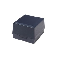 Plastic Ring Box Blue With Blue Pad 45x40x30mm