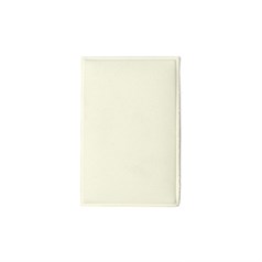 Necklet Box Pads Cream - Plain 75x47mm
