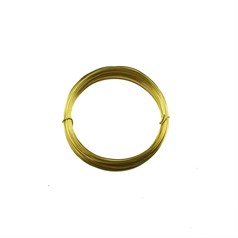 0.8mm Copper Core Beading Wire Gold Plated 6 Metres