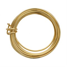 Parawire 12 Gauge (2.05mm) Non Tarnish Gold Plated Wire 5ft (1.5m) Coil