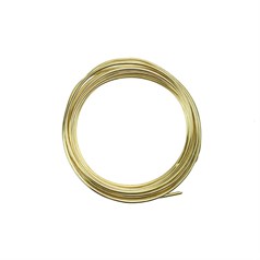 Parawire 14 Gauge (1.63mm) Gold Tone Brass Wire 10ft (3m) Coil