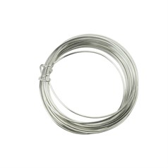 Parawire 16 Gauge (1.29mm) Non Tarnish Silver Plated Wire 15ft (4.6m) Coil