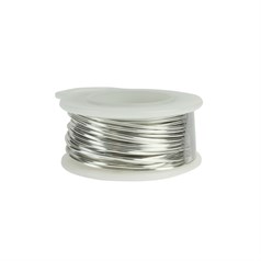 Parawire 18 Gauge (1.02mm) Non Tarnish Silver Plated Wire 20ft (6m) Spool