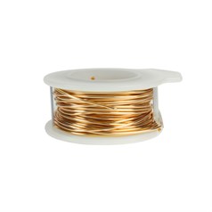 Parawire 18 Gauge (1.02mm) Non Tarnish Rose Gold Silver Plated Wire 20ft (6m) Spool
