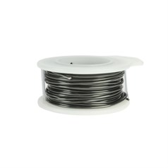 Parawire 18 Gauge (1.02mm) Non Tarnish Hematite Silver Plated Wire 20ft (6m) Spool