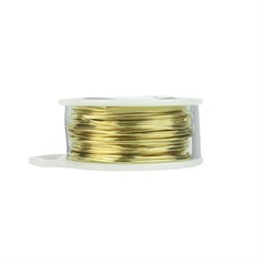 Parawire 20 Gauge (0.81mm) Gold Tone Brass Wire 10 Yard (9.1m) Spool