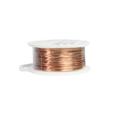 Parawire 24 Gauge (0.51mm) Non Tarnish Rose Gold Silver Plated Wire 20 Yard (18.2m) Spool