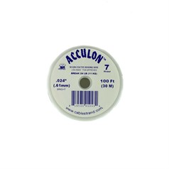 Acculon Beading Wire .024" (7 strand) 100 Foot Reel