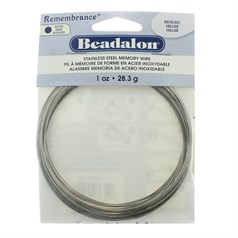 Beadalon Beading Memory Wire Necklace 28.3grm