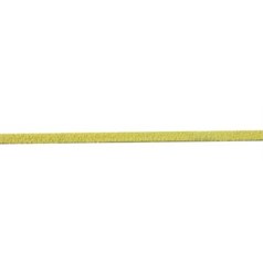 3mm Faux Beading Suede Yellow (3ft)