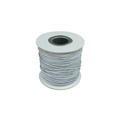 Chinese Knotting Cord Silver 1mm Diameter 100 Metre Reel