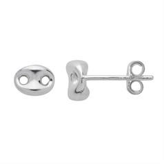 Anchor Link Earstud Sterling Silver