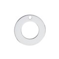 Hoop shape Casting 13mm with Hole Sterling Silver (STS) Charm Pendant