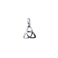 Celtic Triangle Charm Pendant 12mm Sterling Silver (STS)